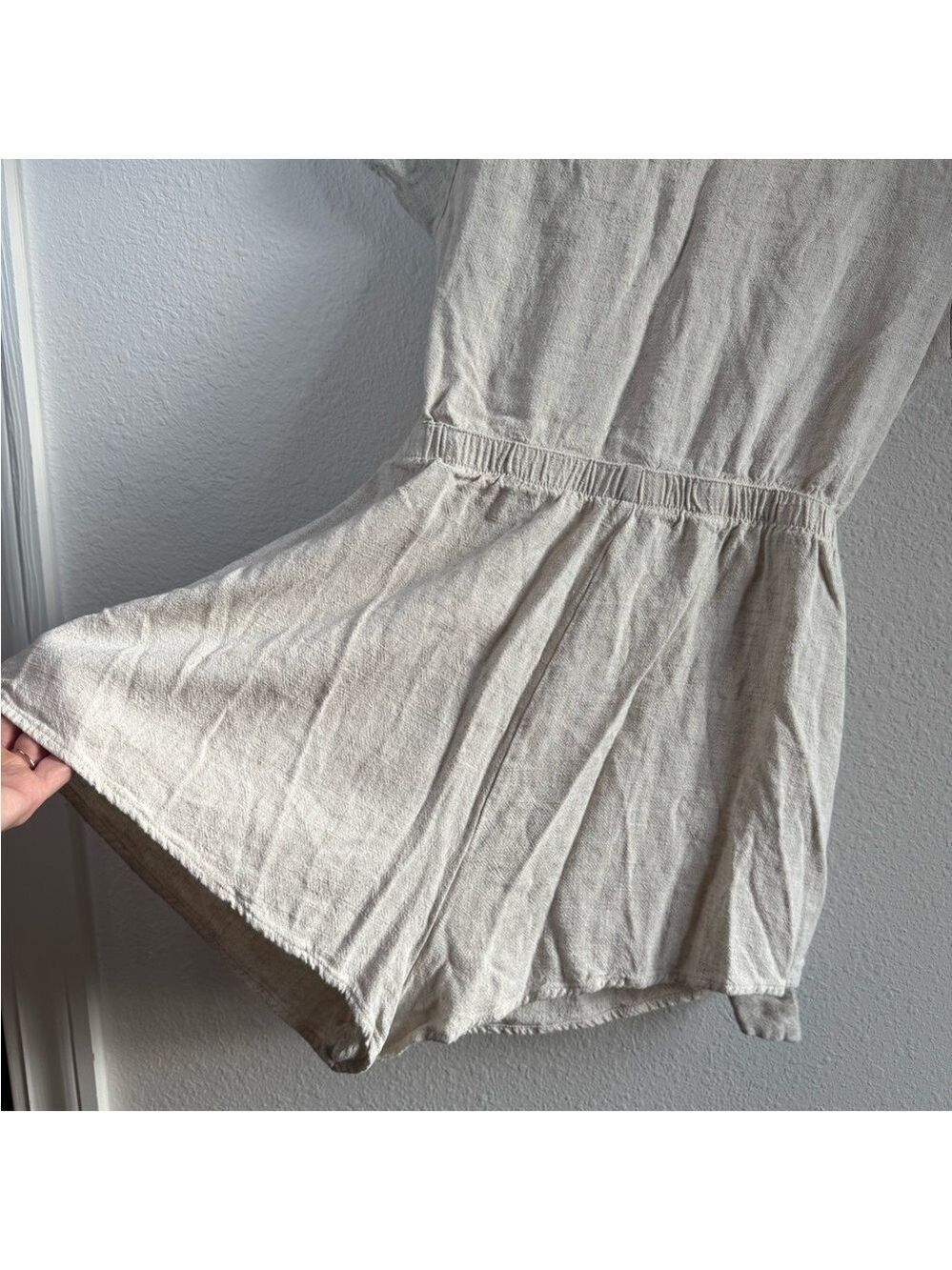 PRINCESS POLLY ‘Ragnar’ Cutout Linen Romper - Picture 10 of 11